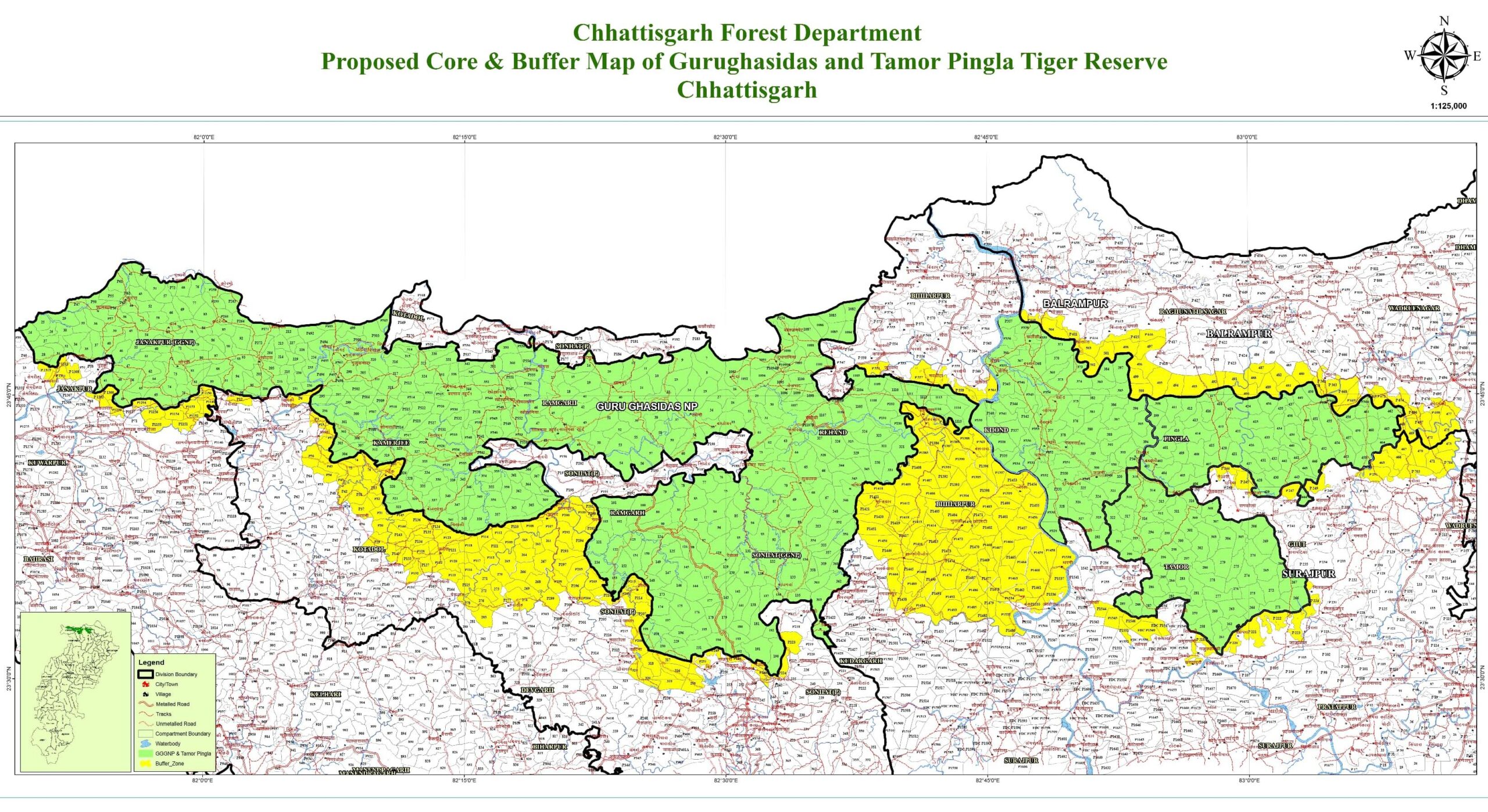 Guru Ghasidas - Tamor Pingla Tiger Reserve DKAcademyCGPSC